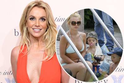 Бритни Спирс - Кевин Федерлайн - Сэм Асгари - Britney Spears - Бритни Спирс поделилась архивным снимком с сыновьями: "Я стала мамой очень рано" - spletnik.ru