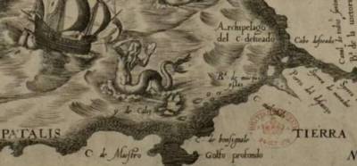 НЛО и русалка — почему на карте 16 века изображен инопланетный корабль (+видео) - chert-poberi.ru - Бельгия