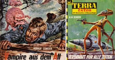 Монстры из космоса: великолепные обложки немецкого Sci-fi журнала Terra - porosenka.net - Германия