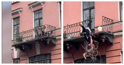 Петербуржцы, выясняя отношения, выпали с балкона - porosenka.net - Санкт-Петербург