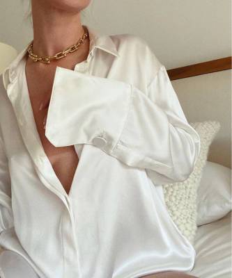 5 способов носить белую рубашку - elle.ru