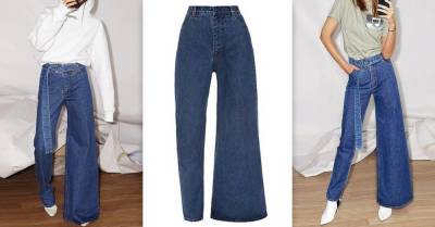 Ксения Шнайдер - Дизайнер создает асимметричные джинсовые брюки, которые могут стать новым трендом - lifehelper.one - Украина