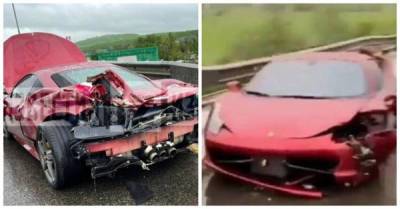 Очень дорогая авария: редкая модель Ferrari разбилась об отбойник в Краснодарском крае - porosenka.net - Краснодарский край
