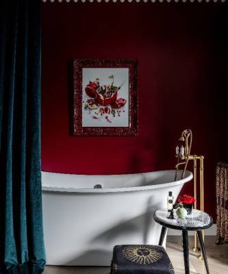 Яркая ванная комната: 40+ эффектных интерьеров - elle.ru