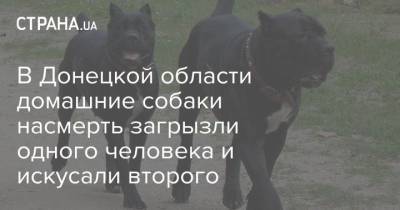 В Донецкой области домашние собаки насмерть загрызли одного человека и искусали второго - mur.tv - Донецкая обл. - Мирноград