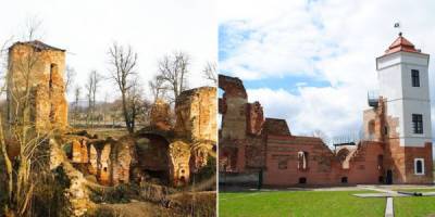 Было — стало: посмотрите, как в Гольшанах отреставрировали замковую башню - porosenka.net