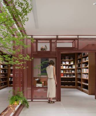 Жан Нувель - Концептуальный книжный магазин в Шанхае - elle.ru - Китай - Шанхай