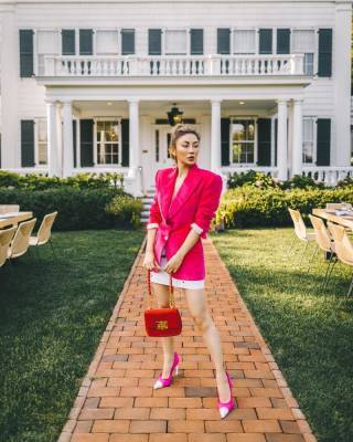 Стильные образы в розовом цвете - all-for-woman.com