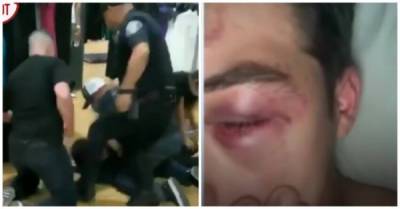 Джордж Флойд - В Калифорнии полицейские избили подростка за кражу в магазине - porosenka.net - штат Калифорния