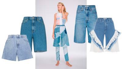 Ксения Шнайдер - Самые модные джинсовые шорты лета 2021 - vogue.ru - Украина