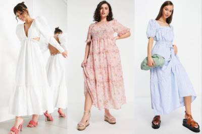 Легкость бытия: 12 летних платьев в стиле неоромант... - glamour.ru