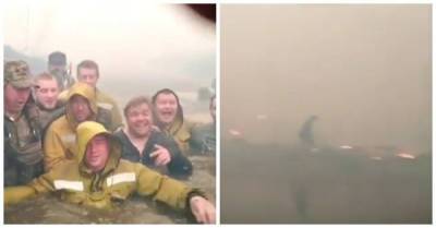 «Чуть не сдохли»: пожарные спаслись от огня в реке и записали эмоциональное видео - porosenka.net - Тюменская обл.