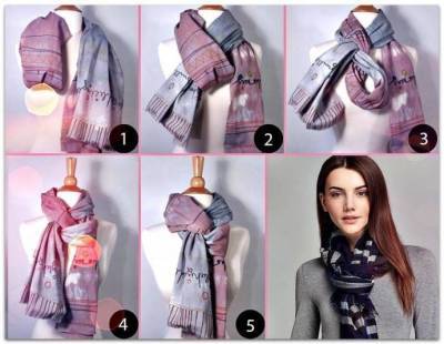 Идеи: как красиво завязать шарф - lifehelper.one - Сочи