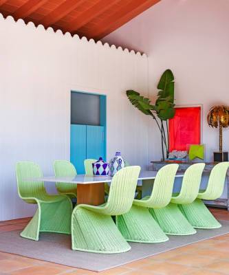 Яркий летний дом дизайнера Луиса Гарсиа Фрайле в Марбелье - elle.ru - Испания