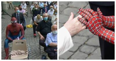 Человек-паук пообщался с Папой Римским и вручил ему подарок - porosenka.net - Ватикан - Ватикан