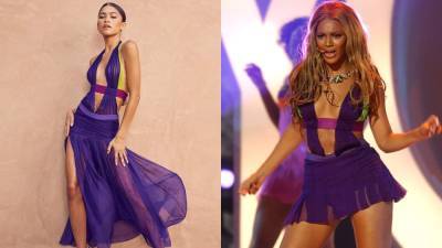Ло Роуч - Зендея повторила образ Бейонсе в винтажном платье Versace (и мы в восторге от этого!) - vogue.ru