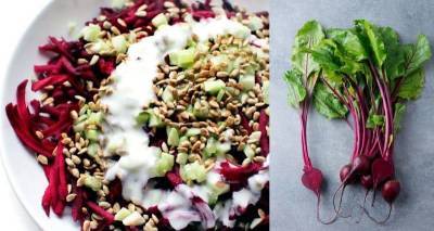 Витаминный салат из свеклы, огурца и жареных семян подсолнечника. Рецепт - lifehelper.one