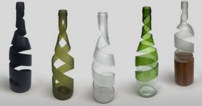 Как красиво разрезать стеклянную бутылку по спирали - novate.ru