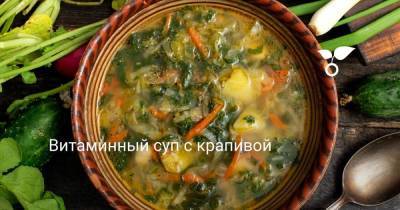 Витаминный суп с крапивой - sadogorod.club