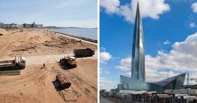 Знаменитые постройки до и после их появления (10 фото) - porosenka.net - Сша - Москва - Санкт-Петербург - Лос-Анджелес - штат Невада - штат Аризона - штат Южная Дакота
