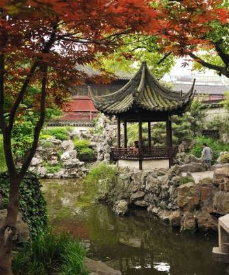 10 необычных китайских садов - elle.ru - Китай - Шанхай