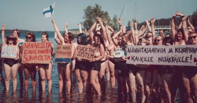 В Финляндии активисты организовали акции против сексуализации женской груди - womo.ua - Финляндия