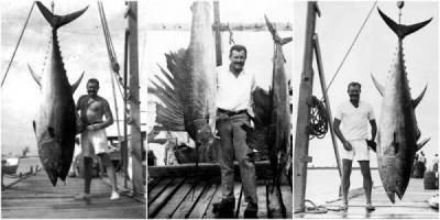Эрнест Хэмингуэй и его большая рыба - porosenka.net - Германия - Испания - штат Мичиган