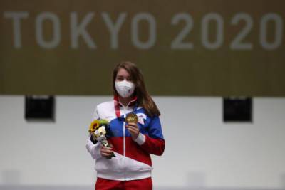 Виталина Бацарашкина - Россия выиграла первое золото на Олимпиаде в Токио... - glamour.ru - Россия - Токио