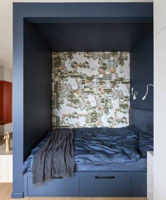 Кровать в нише: 15 идей для маленьких квартир - elle.ru