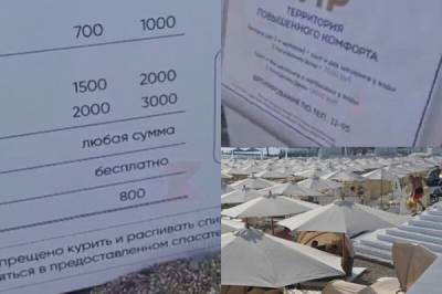 В Сочи обнаружили элитный пляж, на котором спасение утопающего оценили в 800 рублей - porosenka.net - Краснодарский край - Сочи