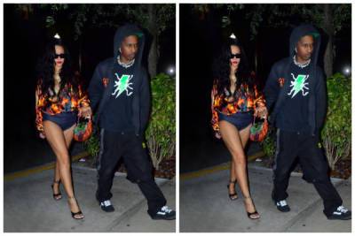 Пара дня: Рианна и A$AP Rocky на свидании в Майами... - glamour.ru