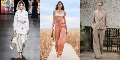 Stella Maccartney - Alberta Ferretti - Самые модные льняные брюки в коллекциях весна-лето 2021 - vogue.ua