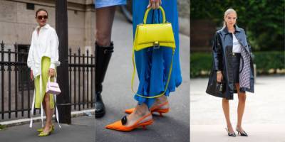 Streetstyle: 3 идеи, с чем носить слингбэки в этом сезоне - vogue.ua