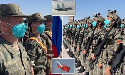 Россия и Китай проводят совместные военные учения в КНР - porosenka.net - Китай - Россия - Сша - Москва - Афганистан - Пекин