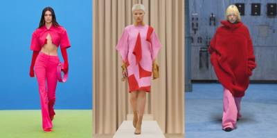 Красный и розовый - самое модное сочетание сезона осень-зима 2021/22 - vogue.ua