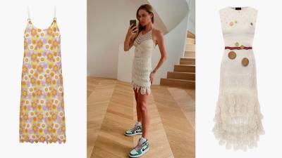 Джейн Биркин - У вас еще есть шанс надеть платье кроше этим летом: 15 самых красивых вариантов сезона - vogue.ru - Sander