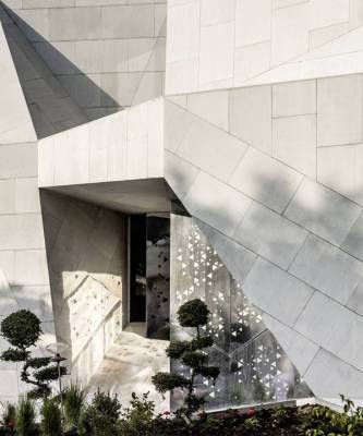 Необычный дом-оригами в Кувейте: проект студии AGi Architects - elle.ru - Мадрид - Кувейт