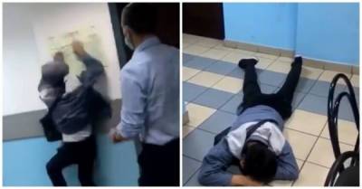 Мигрант сымитировал нападение полицейских, с разбега ударившись головой об стену - porosenka.net