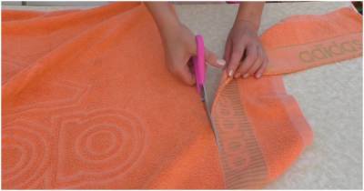 Старое полотенце легко превратить в практичную и симпатичную вещицу для создания уюта - lifehelper.one