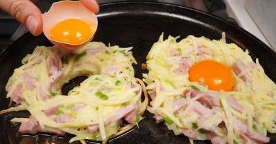 Новая подача картошки с яйцом на завтрак: красиво и удивительно вкусно - lifehelper.one