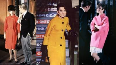Одри Хепберн - Добавьте в осенний гардероб несколько ярких пальто, как у культовых героинь Одри Хепберн - vogue.ru - Париж