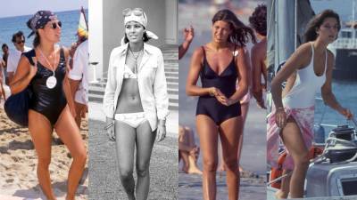 Грейс Келли - принцесса Каролина - Как Каролина, принцесса Монако и дочь Грейс Келли, одевалась на пляж в 1970-е и 1980-е - vogue.ru - Монако