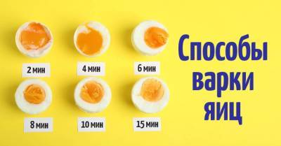 Сколько минут варить яйца, чтобы желток вытекал, а белок был упругим - lifehelper.one