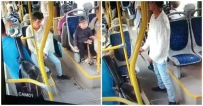 Мужчина неожиданно напал с ножом на пенсионера в автобусе - porosenka.net - Россия
