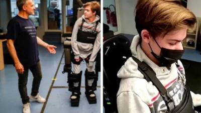 Отец собрал для сына с инвалидностью экзоскелет, позволяющий ему ходить - fokus-vnimaniya.com - Франция - Париж