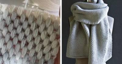 Красивейшее тунисское вязание — идеально для шарфов, пледов, снудов, шапок - lifehelper.one