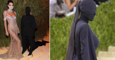 Ким Кардашьян - Ким Кардашьян напоминает монахиню в своем черном образе Met Gala 2021 - takprosto.cc