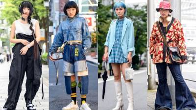 Стритстайл на Неделе моды весна-лето 2022 в Токио - vogue.ru - Япония - Токио