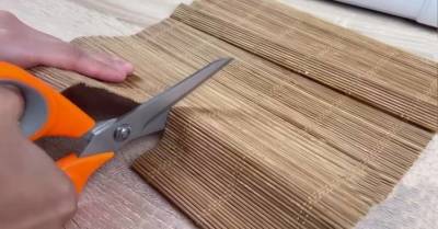 Из бамбуковой салфетки и кусочек ткани: прекрасная идея для порядка и уюта - lifehelper.one