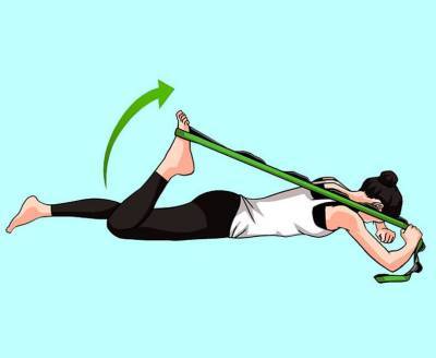 Эффективные упражнения для ног и ягодиц с фитнес-резинкой - lifehelper.one